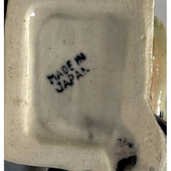 Vtg Disney Doc Dwarf Snow White Ceramic Candle Holder Planter Glazed Japan - Picture 7 of 7